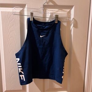 Nike Pro Dark Blue Cropped Tank top